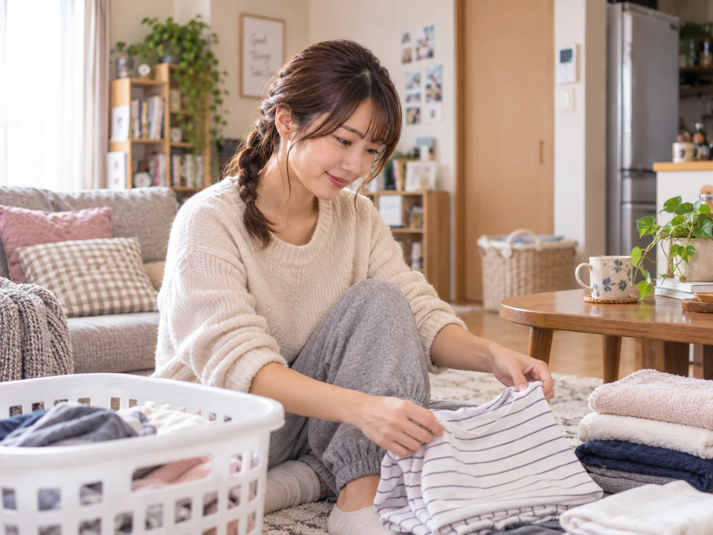 空いた時間を活用する成人女性のイメージ